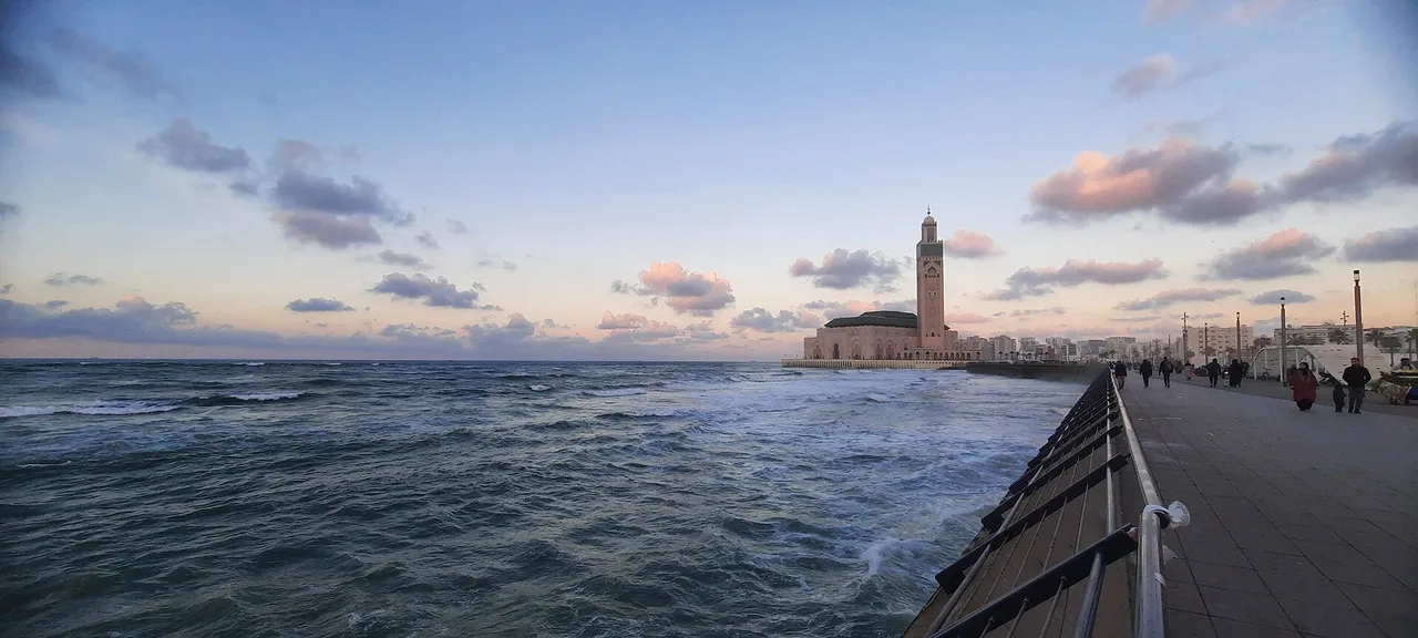 La mosquée Hassan II à Casablanca