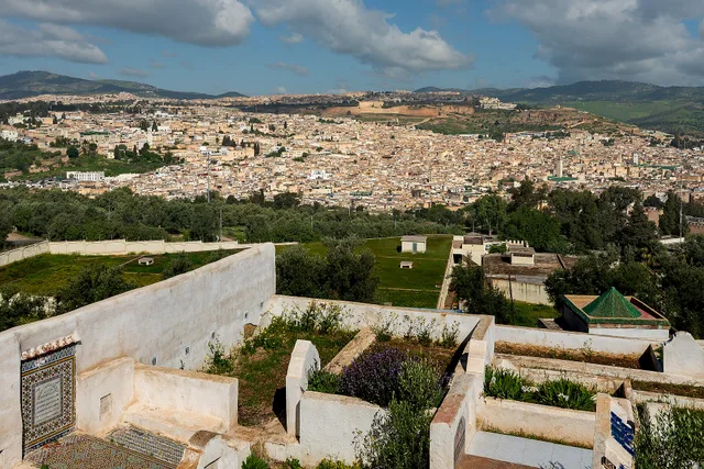 Panorama de la médina de Fès